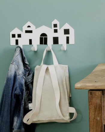 Porte manteaux Village Magnet Tresxics – 4 crochets avec magnets