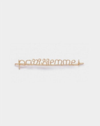 Fibule Atelier Paulin Parisienne en fil gold filled 14 carats fait main en France