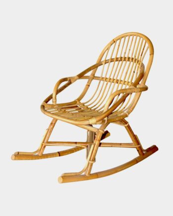 rocking-chair enfant en rotin Saudara