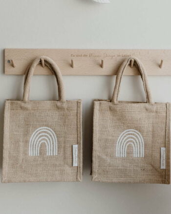 Panier jute Arc en Ciel blanc Eulenschnitt