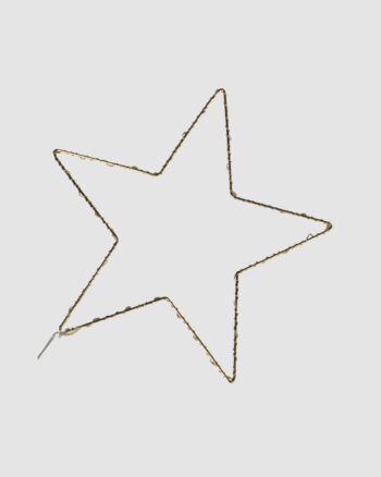 Étoile lumineuse GM Opjet – Grande étoile LED dorée 60 cm