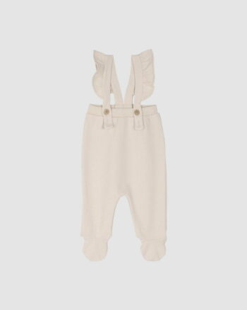 Pantalon à pied coquille Emile et Ida en coton bio pour bébé