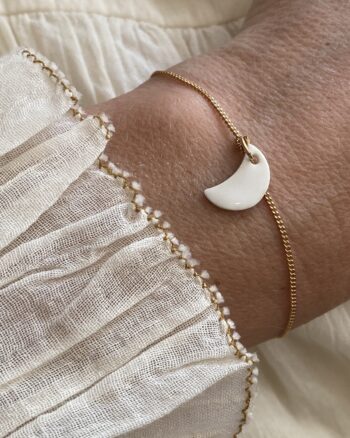 Bracelet Clara – Lune – Margote Céramiste