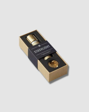 Lampe de poche Stashlight métal doré – Atlantic Folk