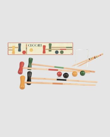Jeu de croquet en bois Egmont Toys – Jouet d’extérieur éducatif