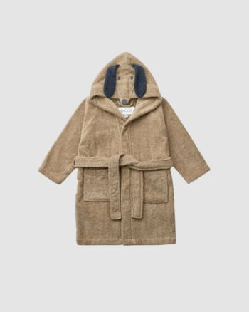 Peignoir Lily Chien Oat Mix Liewood en coton biologique