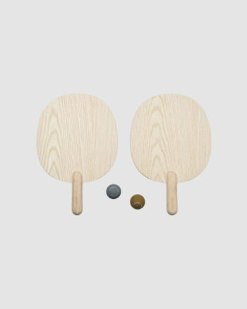 Set de tennis John Whale Blue Liewood avec raquettes en bois et balles caoutchouc