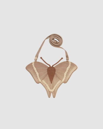sac enfant en cuir en forme de papillon truffle Donsje