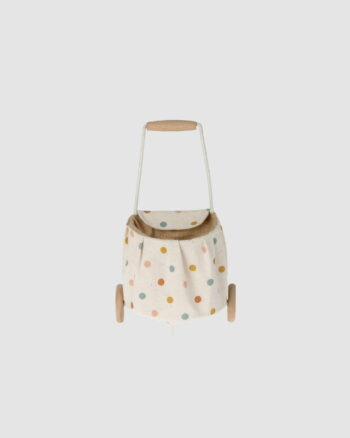 Mini Trolley Multi Dots Maileg – Chariot à pois pour lapins taille 3