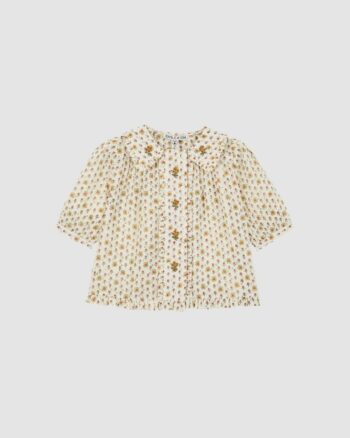 Blouse Émile et Ida enfant coton Daisy écru
