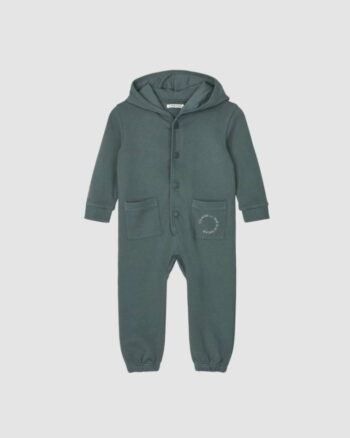 Combinaison Topeka Liewood Whale Blue en coton bio pour bébé