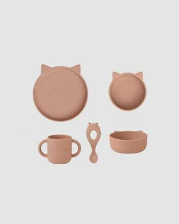 Vivi - Silicone Set - Cat - Dark Rose - Liewood