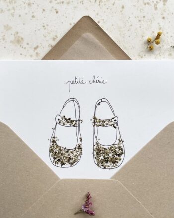 Carte - Petite Chérie - Papillonnage