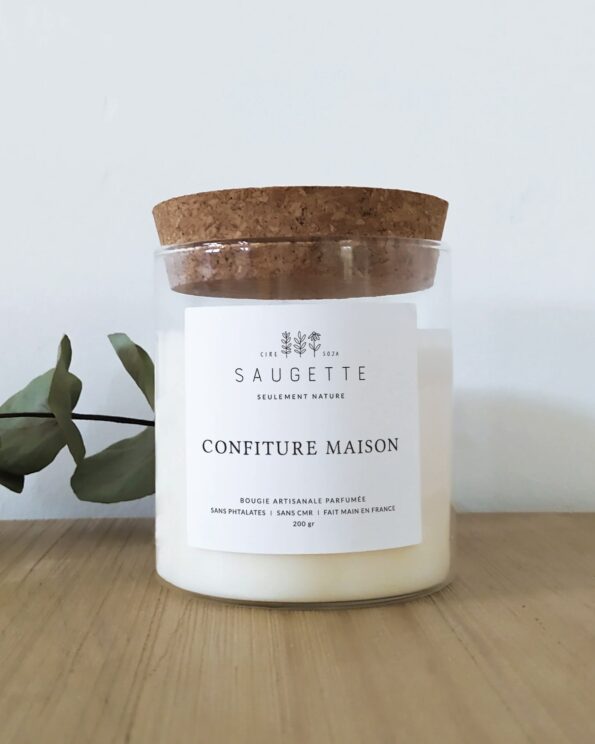 Bougie - Confiture maison - 200g - Saugette