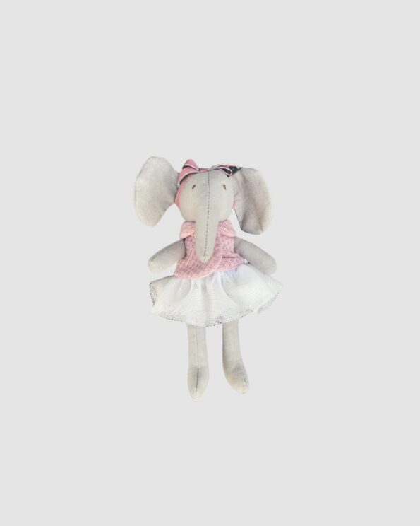 Animal Friend - Doll - Coton - Éléphant Rose - Bloomingville