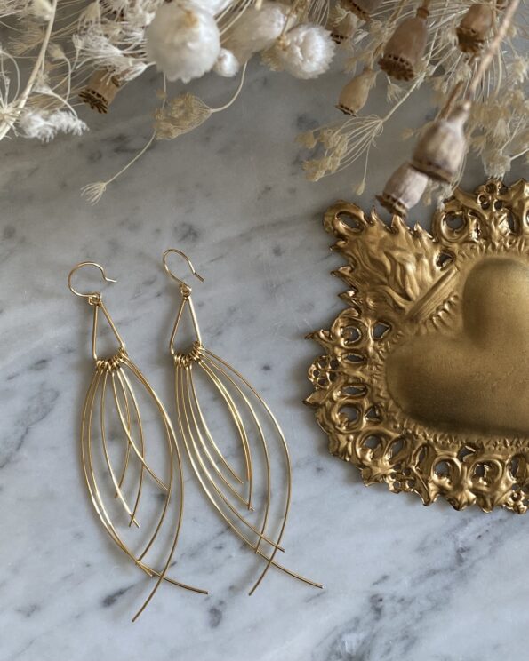 Boucles d'oreilles - Joséphine - Plaqué Or