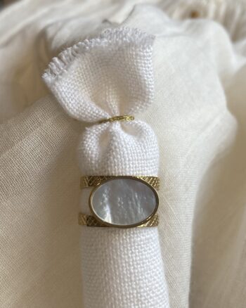 Bague - Estelle - Blanc - Acier Inoxydable