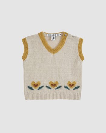 Pullover sans manches - Grège - Bébé - Émile et Ida