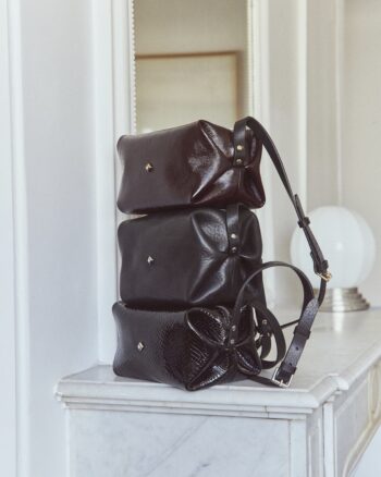 Sac - Le Mini Sohna - Cuir Noir - Herbert Frère Soeur