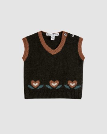 Pullover sans manches - Bitume - Bébé - Émile et Ida