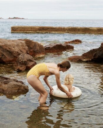 Dawn - Baby - Printed Swim Ring - Peach - Liewood