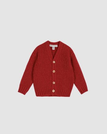 Cardigan - Rouge - Bébé - Émile et Ida