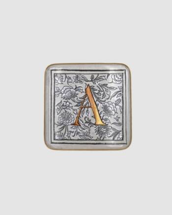 Plateau Quatro - Enluminure - Lettre A - Boncoeurs