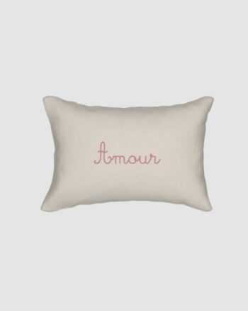 Petit coussin - Amour - Rose - Bobbin & Tricot