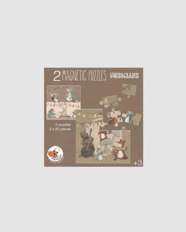 Jeu - Puzzle magnétique - Musiciens - Egmont Toys
