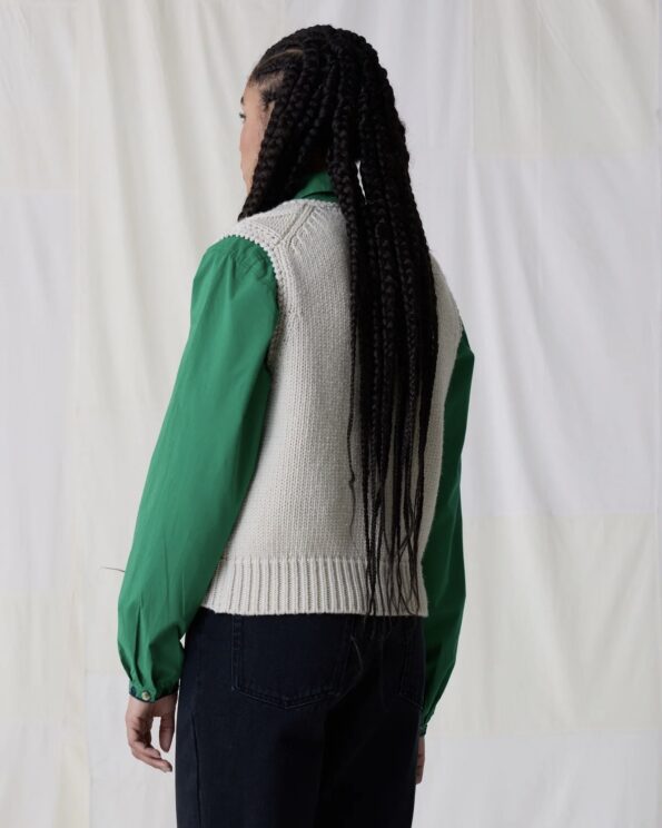 Pull sans manche - Milka - Sea Off White - Leon & Harper