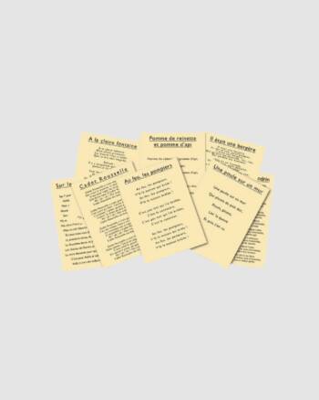 Cartes - 66 chansons et comptines - Marc Vidal