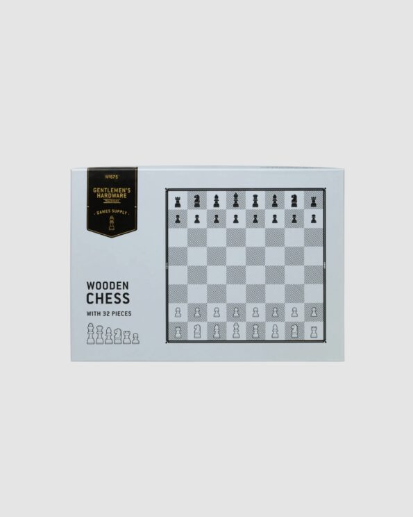 Jeu - Wooden Chess - Gentlemen's Hardware