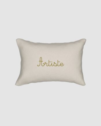 Petit coussin - Artiste - Beige - Bobbin & Tricot