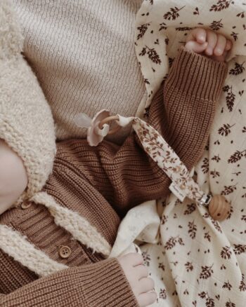 Attache tétine - Hibiscus - Main Sauvage