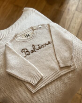 Pull - Bohème - Cachemire - Bébé - Bobbin & Tricot