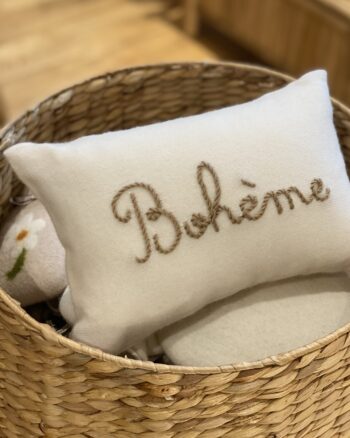 Petit coussin - Bohème - Beige - Bobbin & Tricot