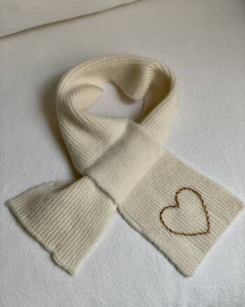 Écharpe - Cachemire - Coeur - Bébé - Bobbin & Tricot
