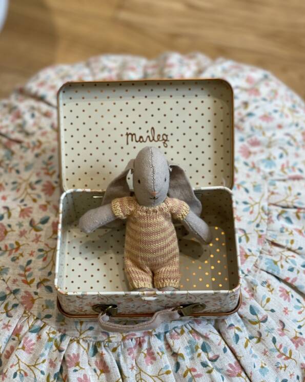 Lapin Bunny dans sa petite valise - 3 couleurs - Maileg
