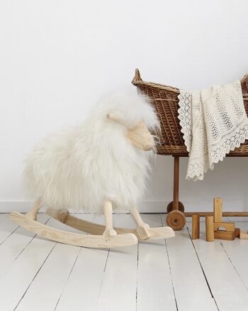 Mouton à bascule - Blanc - Povl Kjer