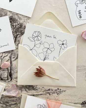 Carte - Mini - Pour toi - Papillonnage