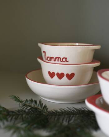 Bol - 3 coeurs rouges - Maison Roussot