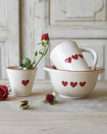 Mug - 3 coeurs rouges - Maison Roussot