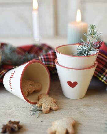 Tasse - Expresso - Coeur rouge - Maison Roussot