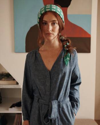 Combinaison - Lin - Indigo - Femme - Émile et Ida