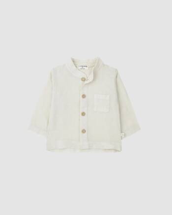 Chemise Maurizio One More in the Family ivoire à col tunisien