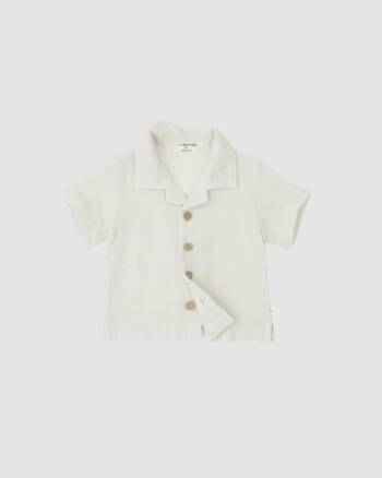 Chemisette David One More in the Family en coton écru