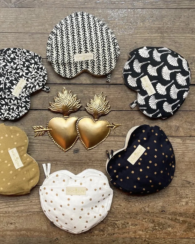 Pochette coeur - Dots Carbone - Boncoeurs – Image 2