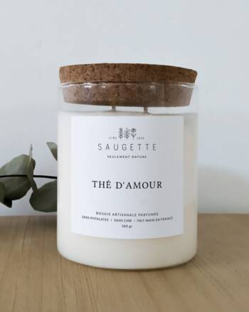 Bougie Thé d’Amour Saugette parfumée 360g