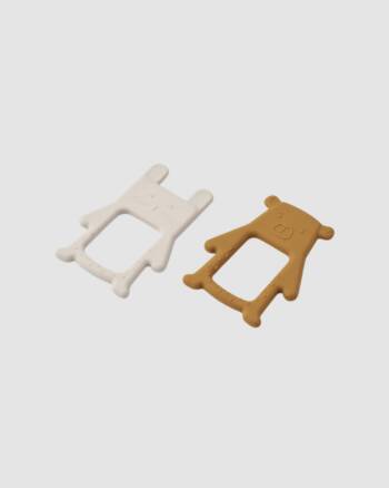 Anneaux de dentition Liewood Jonathan – Golden Caramel – Silicone bébé