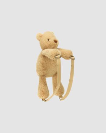 Sac à dos en forme d’ours Smudge Bear – Jellycat – peluche marron clair